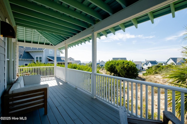 4 Killegray Rdg Unit 4, Bald Head Island, NC 28461 - wooden deck featuring a residential view