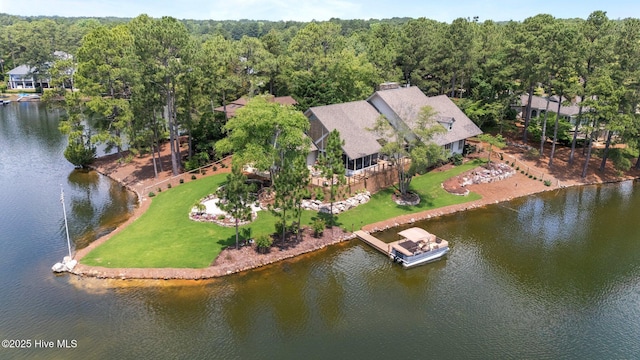 4 Lake Shore Ct, Pinehurst, NC 28374 - aerial view of a large body of water