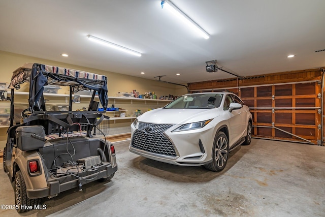 4 Lake Shore Ct, Pinehurst, NC 28374 - garage with a garage door opener and recessed lighting