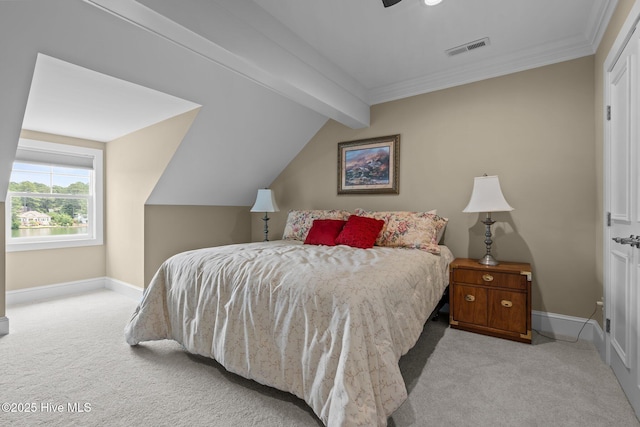 4 Lake Shore Ct, Pinehurst, NC 28374 - bedroom with carpet and crown molding