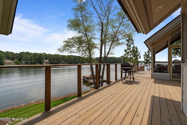 4 Lake Shore Ct, Pinehurst, NC 28374 - deck with a water view