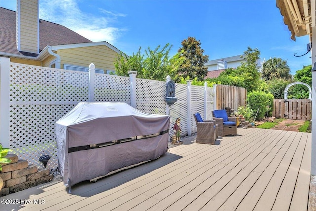 813 Cutter Ct, Kure Beach, NC 28449 - view of deck