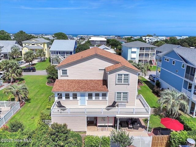 813 Cutter Ct, Kure Beach, NC 28449 - aerial view of residential area