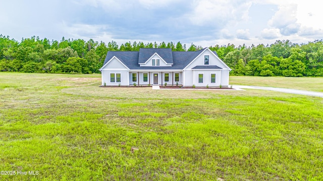 193 Jim S Rd, Cameron, NC 28326 - view of front facade with a front lawn and covered porch