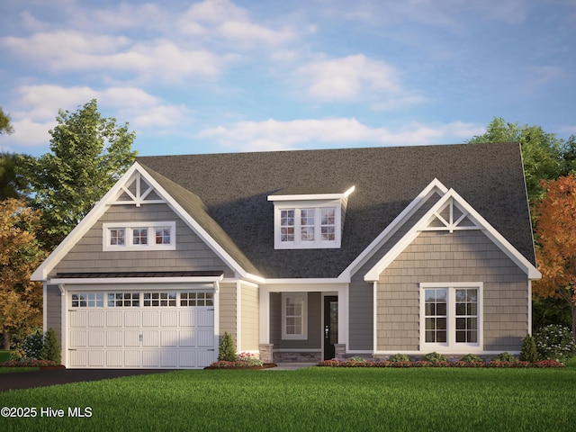 494 Sailor Sky Way Unit 400, Hampstead, NC 28443 - craftsman inspired home featuring a front yard, driveway, and a garage