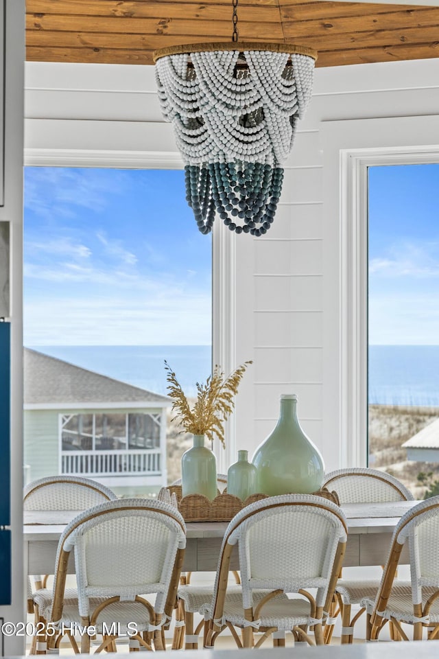11 Sandspur Trl, Bald Head Island, NC 28461 - dining area with a water view