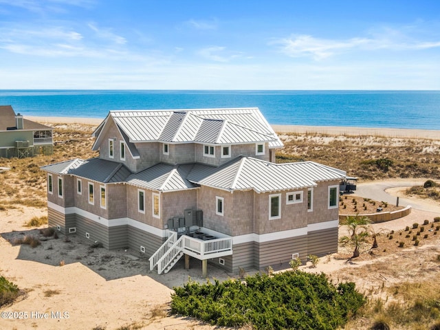 11 Sandspur Trl, Bald Head Island, NC 28461 - aerial view of property and surrounding area with a large body of water