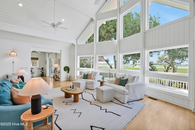 3343 Channelside Dr SW, Supply, NC 28462 - sunroom featuring vaulted ceiling