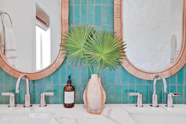 3343 Channelside Dr SW, Supply, NC 28462 - bathroom featuring backsplash and tile walls