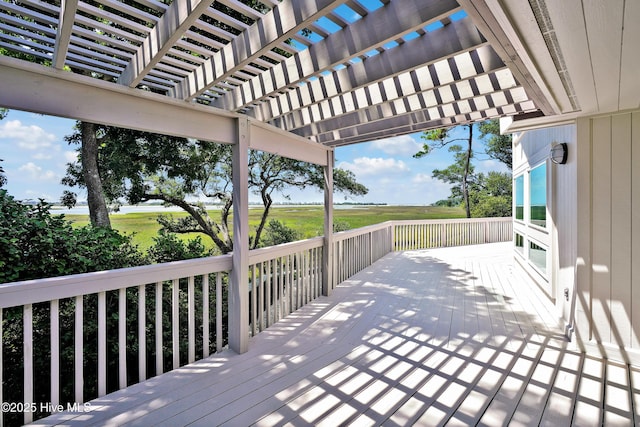 3343 Channelside Dr SW, Supply, NC 28462 - deck featuring a pergola