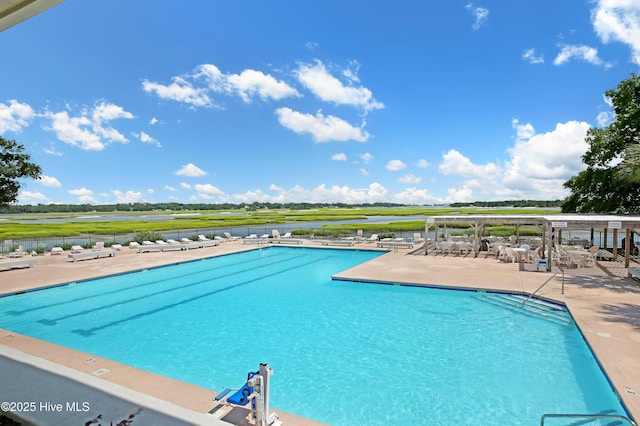 3343 Channelside Dr SW, Supply, NC 28462 - community pool with a patio and a water view