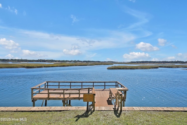 3343 Channelside Dr SW, Supply, NC 28462 - dock featuring a water view