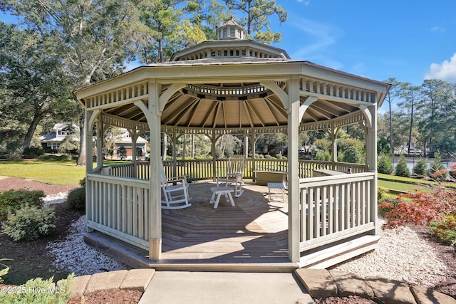 3343 Channelside Dr SW, Supply, NC 28462 - deck with a gazebo