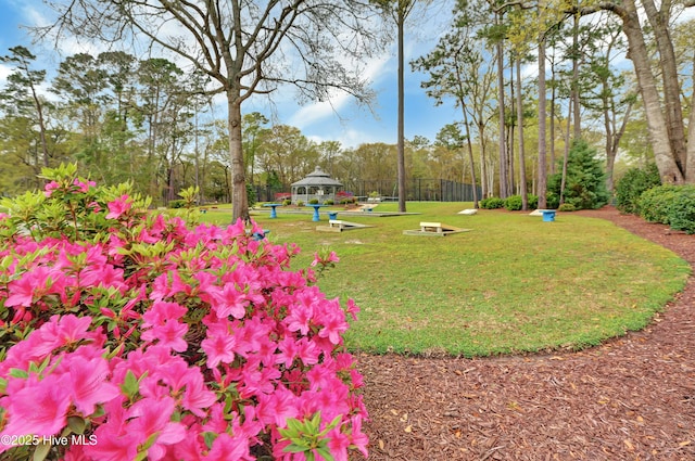 3343 Channelside Dr SW, Supply, NC 28462 - view of green lawn with a gazebo