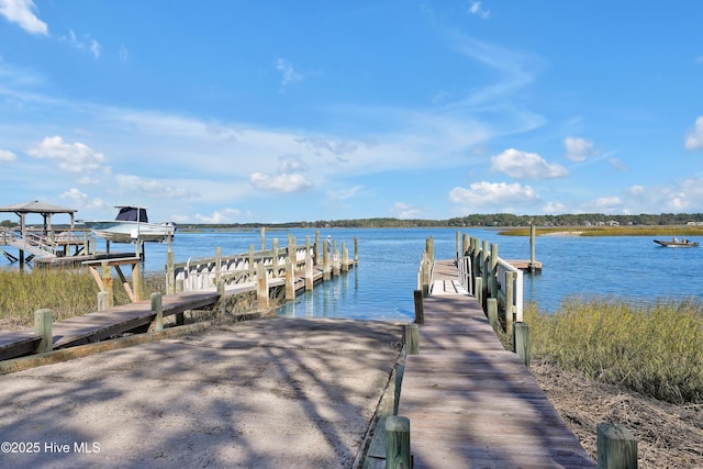 3343 Channelside Dr SW, Supply, NC 28462 - dock area featuring a water view