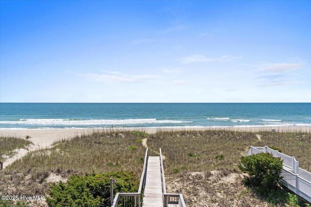1033 Ocean Blvd W, Holden Beach, NC 28462 - water view featuring local beach