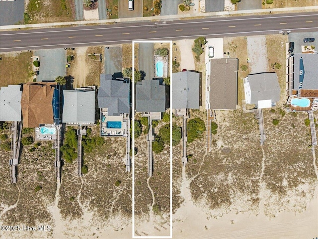 1033 Ocean Blvd W, Holden Beach, NC 28462 - aerial view of residential area