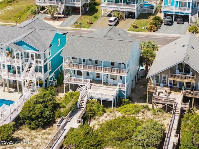 1033 Ocean Blvd W, Holden Beach, NC 28462 - aerial view of property and surrounding area