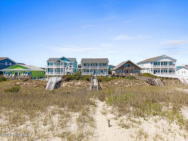 1033 Ocean Blvd W, Holden Beach, NC 28462 - rear view of house