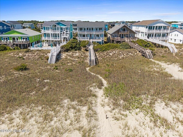 1033 Ocean Blvd W, Holden Beach, NC 28462 - aerial perspective of suburban area