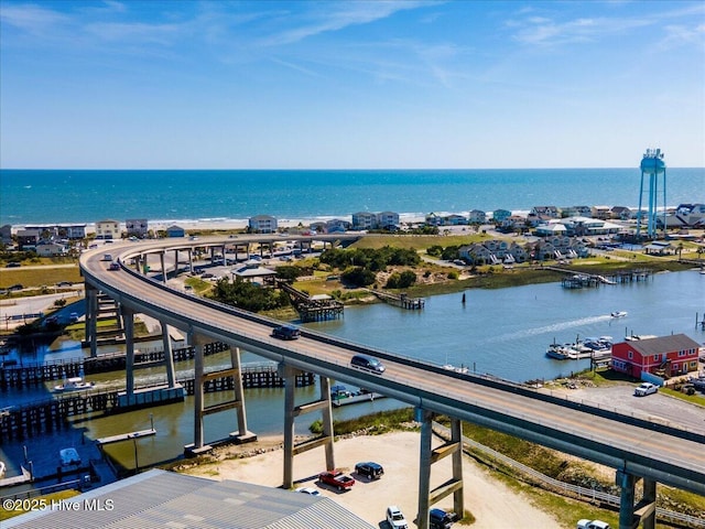 1033 Ocean Blvd W, Holden Beach, NC 28462 - water view with a notable bridge