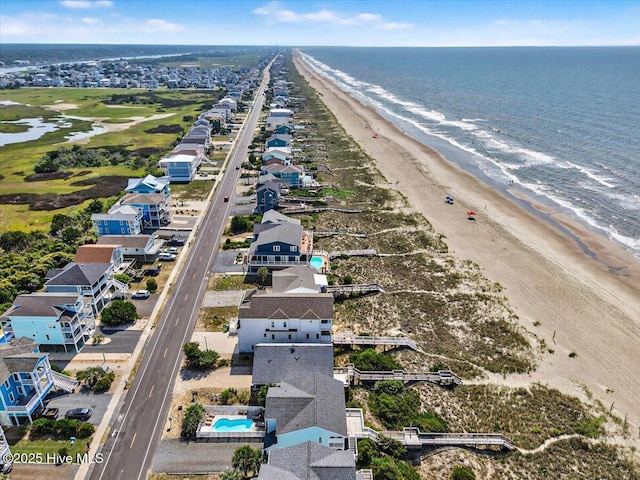 1033 Ocean Blvd W, Holden Beach, NC 28462 - bird's eye view of expansive beach