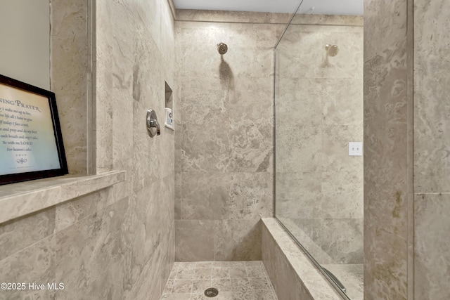 208 Bloomington Ln, Wilmington, NC 28411 - full bath with tiled shower
