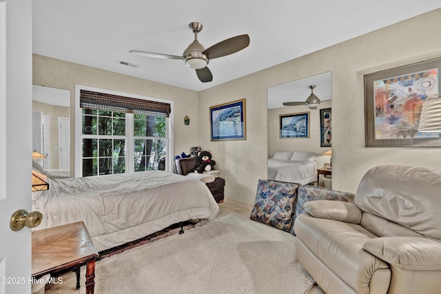 208 Bloomington Ln, Wilmington, NC 28411 - carpeted bedroom with ceiling fan