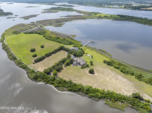 4 Hunter Heath Dr, North Topsail Beach, NC 28460 - drone / aerial view of a nearby body of water
