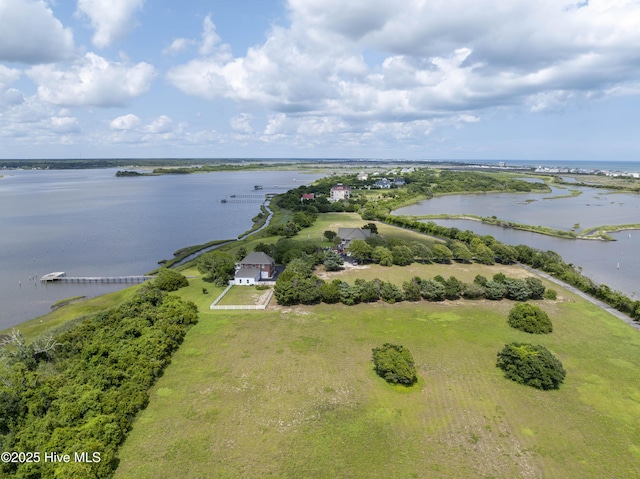 4 Hunter Heath Dr, North Topsail Beach, NC 28460 - drone / aerial view of a large body of water