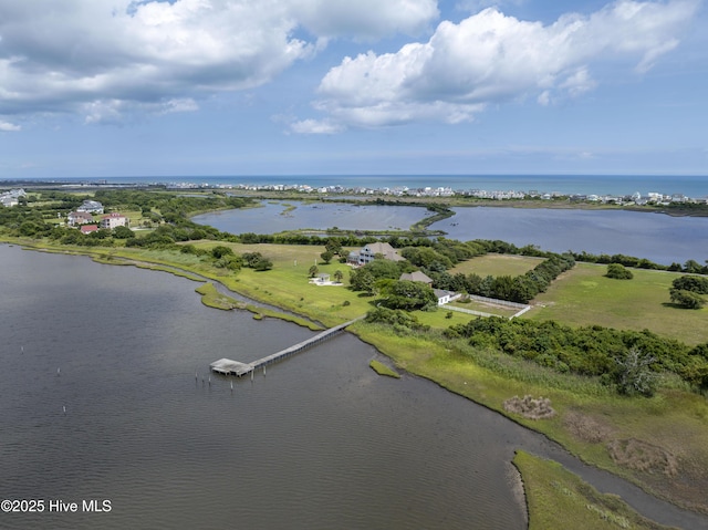 4 Hunter Heath Dr, North Topsail Beach, NC 28460 - bird's eye view of a nearby body of water