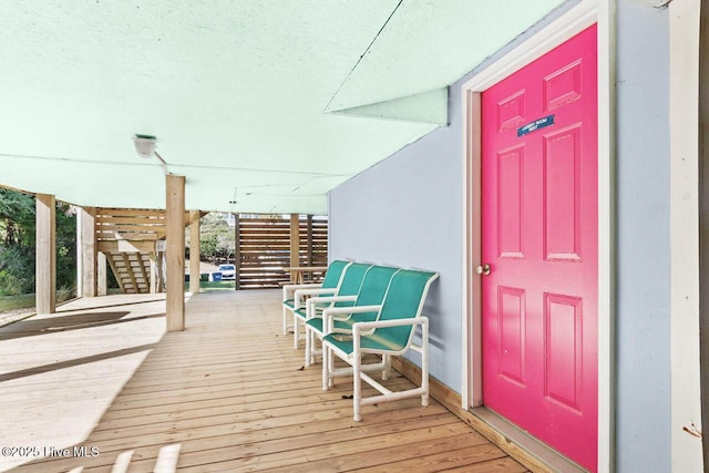 7411 Ocean Dr Unit E & W, Emerald Isle, NC 28594 - wooden deck with stairs