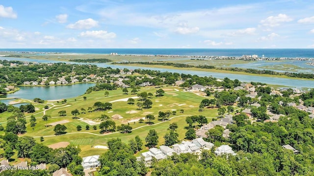 1830 Senova Trce, Wilmington, NC 28405 - aerial view of residential area with a large body of water and a local golf course