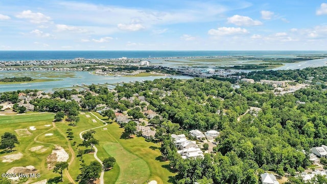 1830 Senova Trce, Wilmington, NC 28405 - aerial view of a large body of water and a golf course
