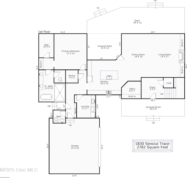 1830 Senova Trce, Wilmington, NC 28405 - view of home floor plan
