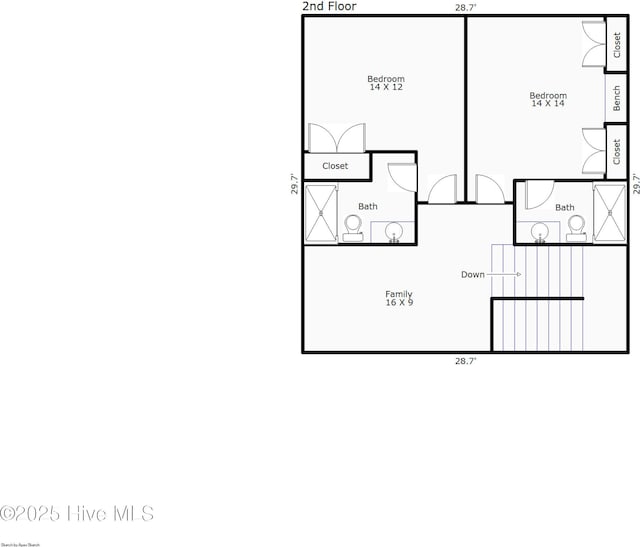 1830 Senova Trce, Wilmington, NC 28405 - view of floor plan / room layout