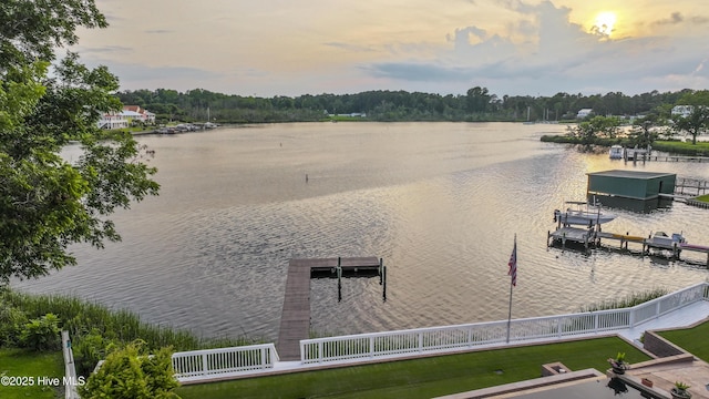 1 Burton Pl, Jacksonville, NC 28540 - water view with a dock