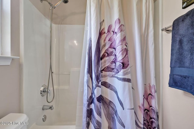 648 Pine Branches Cir SE, Leland, NC 28451 - full bath with shower / tub combo with curtain and toilet
