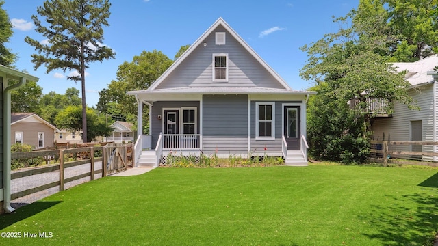359 N Leak St, Southern Pines, NC 28387 - bungalow-style home featuring covered porch and metal roof