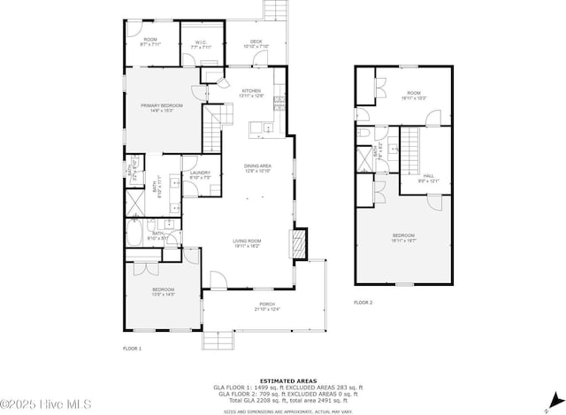 359 N Leak St, Southern Pines, NC 28387 - room layout
