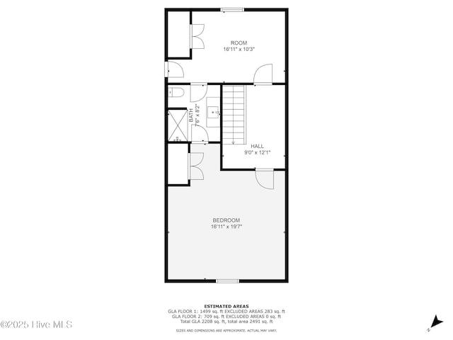 359 N Leak St, Southern Pines, NC 28387 - floor plan / room layout