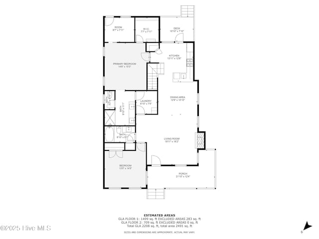 359 N Leak St, Southern Pines, NC 28387 - room layout
