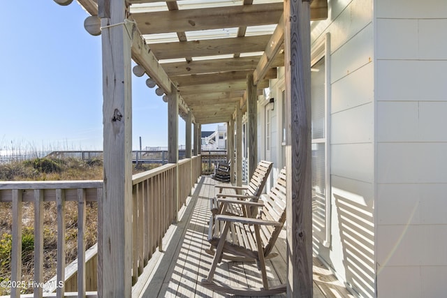901 Ocean Dr, Emerald Isle, NC 28594 - balcony featuring a water view