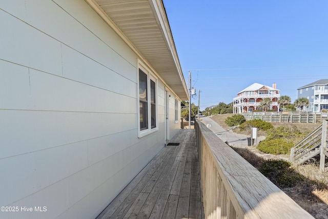 901 Ocean Dr, Emerald Isle, NC 28594 - view of wooden deck