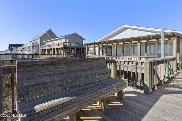 901 Ocean Dr, Emerald Isle, NC 28594 - view of wooden terrace