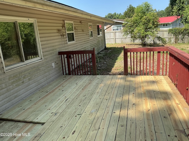 102 Tanglewood Dr, Jacksonville, NC 28540 - view of wooden deck