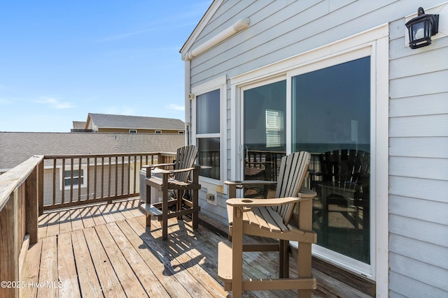 2310 New River Inlet Rd Unit 1, North Topsail Beach, NC 28460 - view of wooden deck