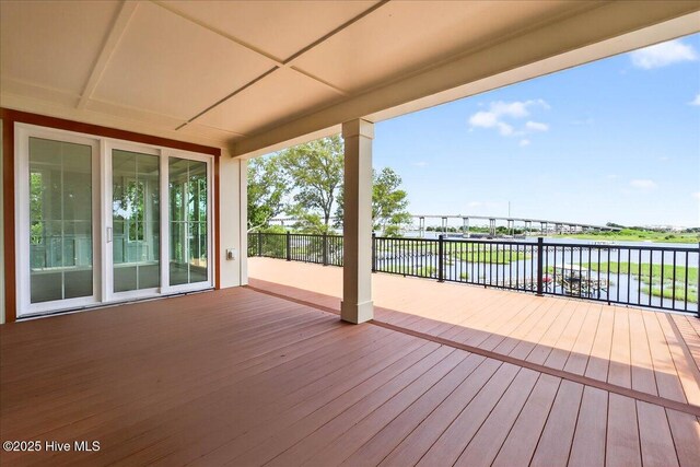 1711 Hemingway Dr SW, Ocean Isle Beach, NC 28469 - deck featuring a water view