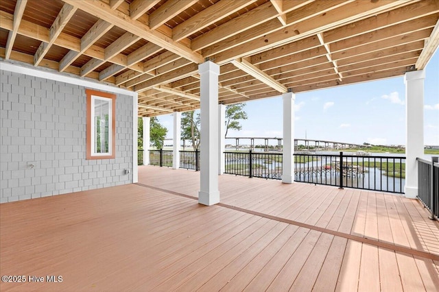 1711 Hemingway Dr SW, Ocean Isle Beach, NC 28469 - deck with a water view