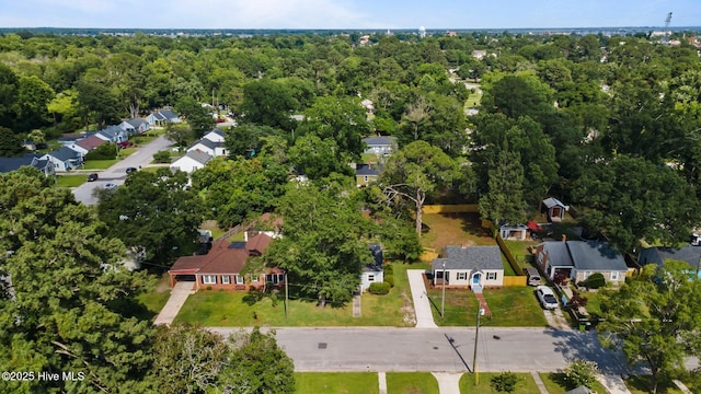 822 Chattawka Ln, New Bern, NC 28560 - aerial view of residential area featuring a heavily wooded area